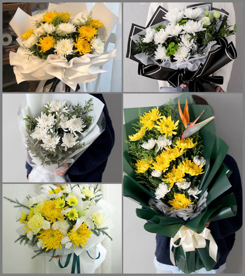 浙江省丽水云和县赤石乡麻垟村白事花束代送